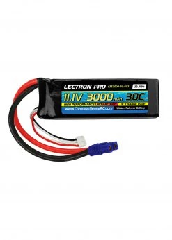 Common Sense RC 3S3000-30-EC3 - 11.1V 3000mAh 30C Lipo Battery with EC3 Connector