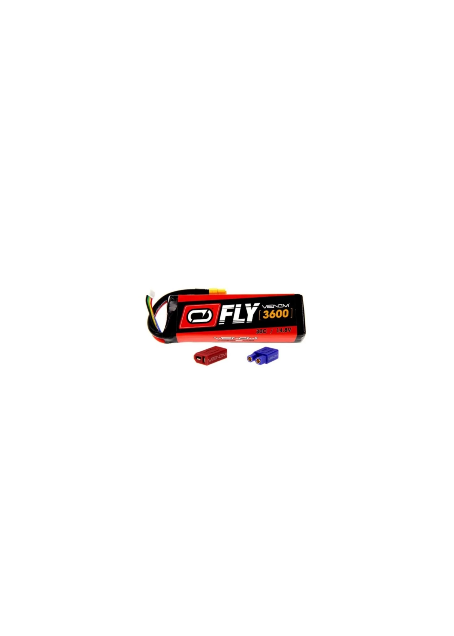 Venom Racing VNR25016 - 14.8V 3600mAh 4S 30C FLY LiPo Battery: UNI 2.0 Plug