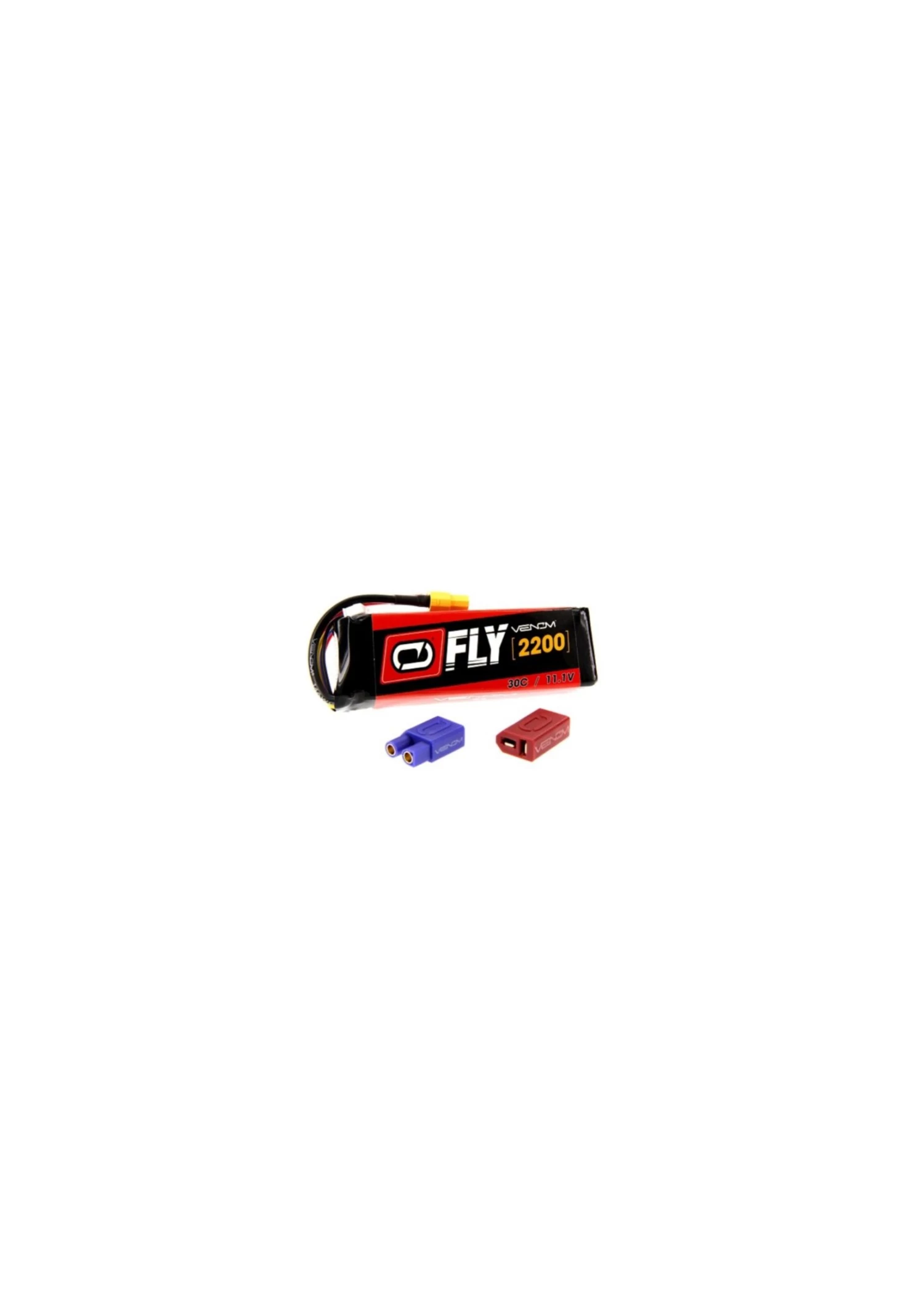Venom Racing VNR25077 - 11.1V 2200mAh 3S 30C FLY LiPo Battery: UNI 2.0 Plug